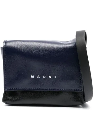 Marni Schultertasche mit Logo-Print