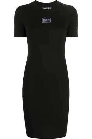 VERSACE Kleid mit Logo-Patch
