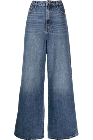 Self-Portrait Jeans mit weitem Bein