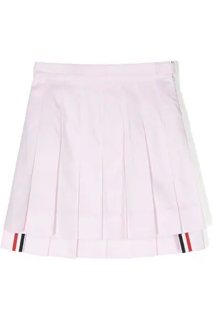 Thom Browne Faltenrock mit RWB-Streifen