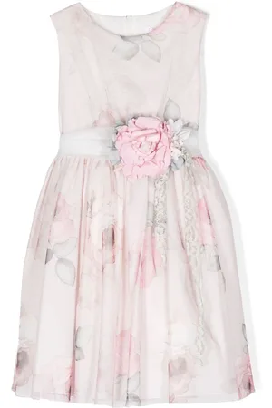 Mimilù Kleid mit Blumenapplikation