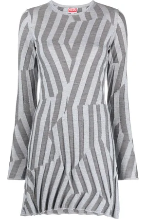 Kenzo Minikleid mit geometrischem Muster