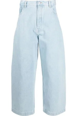 STUDIO NICHOLSON Weite Cropped-Jeans