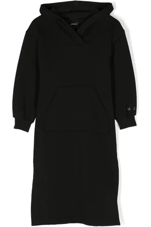 MONNALISA Kapuzenkleid mit Logo-Print