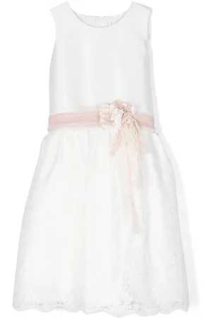 Mimilù Tüllkleid mit Blumenapplikation