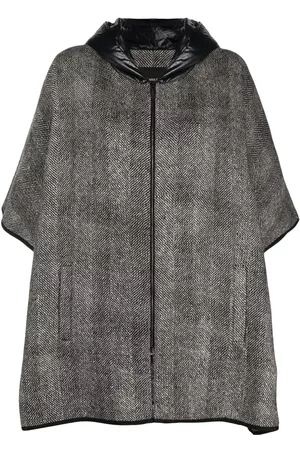 Fabiana Filippi Damen Jacken - Checked wool cape
