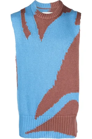 Jil Sander Pullunder mit abstraktem Print
