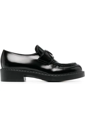 Prada Loafer mit Logo-Schild 40mm
