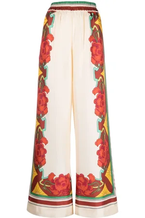 La DoubleJ Palazzohose mit Blumen-Print