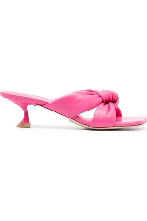 Stuart Weitzman Pantoletten mit eckiger Kappe