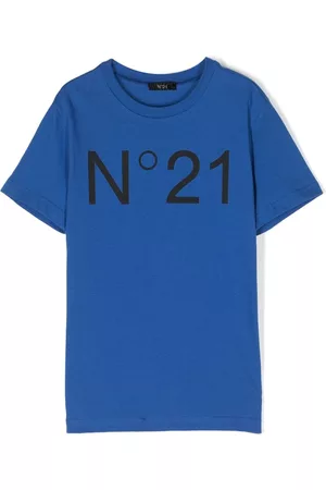 Nº21 Jungen Shirts - Logo-print cotton T-shirt
