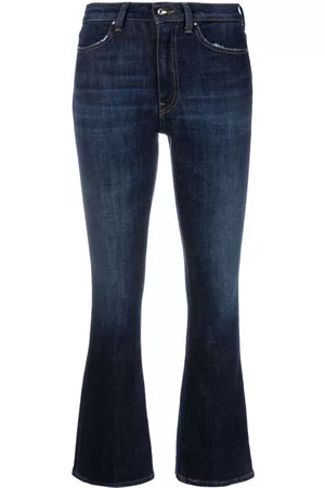 Dondup Damen High Waisted Jeans - Mid-rise flared jeans