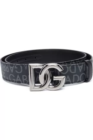 Dolce & Gabbana Herren Gürtel - Logo buckle-fastening leather belt