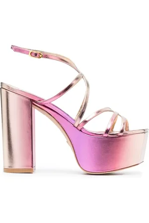 Stuart Weitzman Barelythere Plateau-Sandalen 145mm