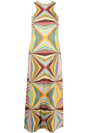La DoubleJ Maxikleid mit geometrischem Print