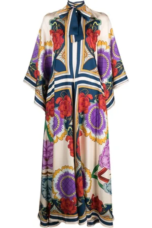 La DoubleJ Magnifico Maxikleid aus Seide
