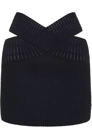 DION LEE Rock mit Schlangen-Effekt
