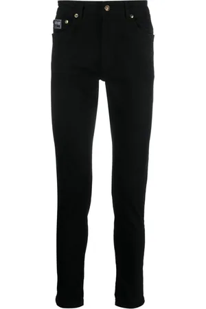 VERSACE Hose mit Logo-Patch