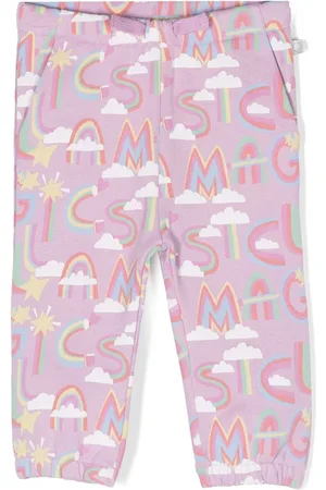 Stella McCartney Hose mit Logo-Print