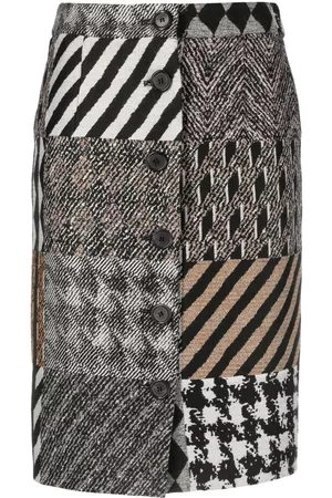 Moschino Damen Bleistiftröcke - Jacquard-pattern pencil skirt