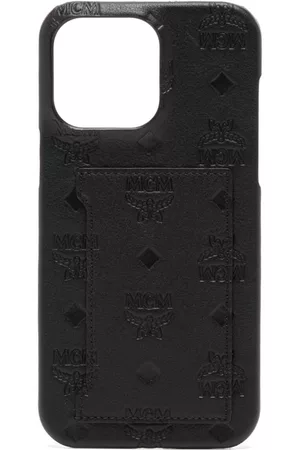 MCM Handy - IPhone 14 Pro Max leather case