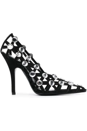 The Attico Pumps mit Strass 105mm