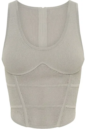 DION LEE Gehäkeltes Top