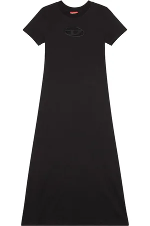 Diesel D-Alin-Od Midikleid mit Cut-Outs