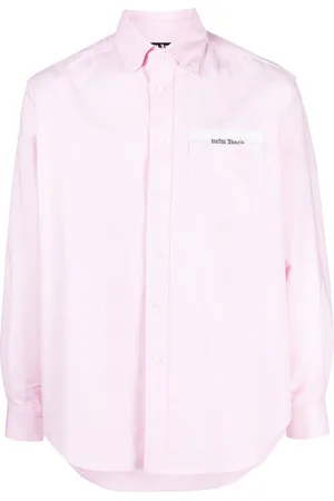 Palm Angels Hemd mit Logo-Patch
