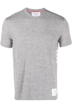 Thom Browne T-Shirt mit Logo-Patch