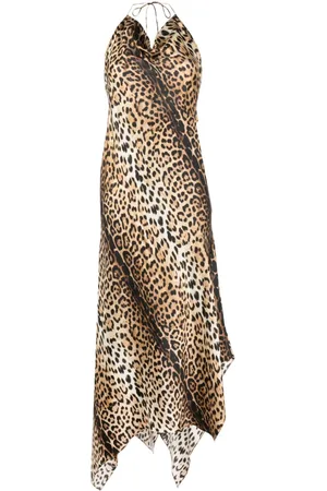 Roberto Cavalli Kleid mit asymmetrischem Saum
