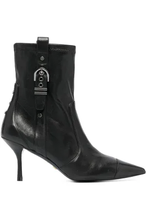 Stuart Weitzman Stiefeletten aus Leder 85mm