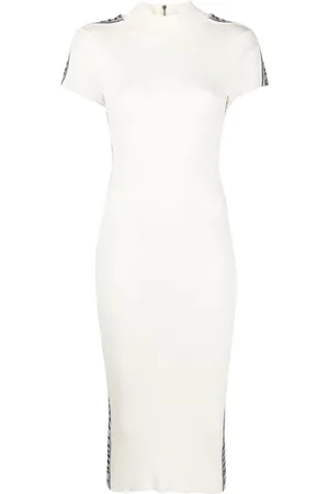 Philipp Plein Midikleid mit Strass-Logo