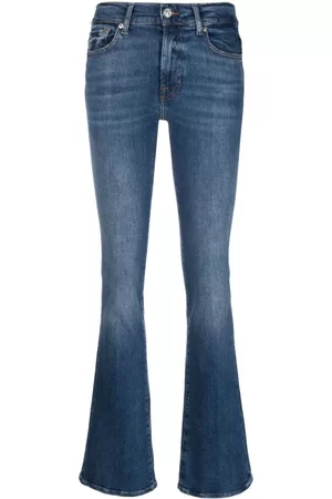 7 for all Mankind Damen Stretch Jeans - Stretch-cotton flared jeans