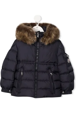 Moncler Gefütterte Kapuzenjacke mit Faux Fur