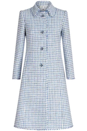 Etro Damen Freizeitkleider - Spread-collar tweed midi dress
