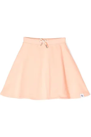 Calvin Klein Ausgestellter Minirock mit Logo-Patch