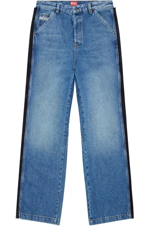 Diesel Halbhohe D-Livery Baggy-Jeans