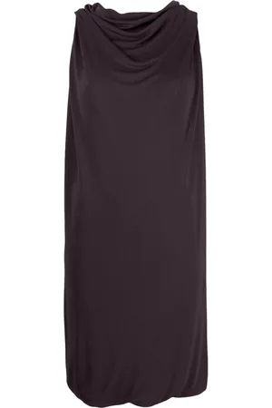 Lanvin Midikleid mit rundem Ausschnitt