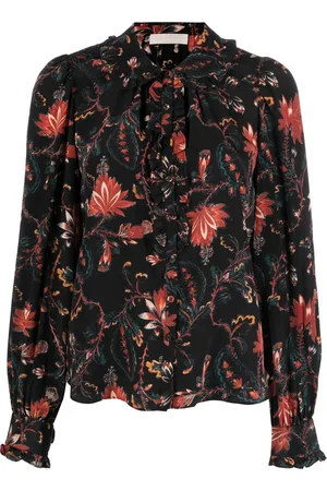 ULLA JOHNSON Bluse mit Blumen-Print
