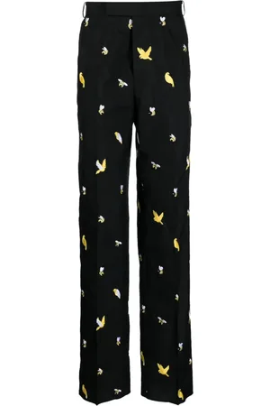 Thom Browne Straight-Leg-Hose mit Stickerei