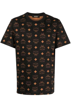 MCM T-Shirt mit Logo-Print