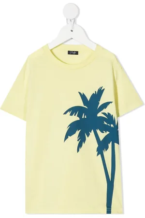 Il gufo T-Shirt mit Palmen-Print