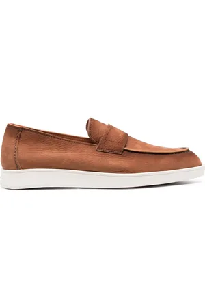 santoni Loafer mit Risseffekt