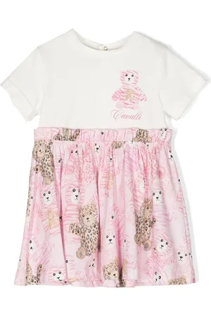 Roberto Cavalli Kleid mit Teddy-Print