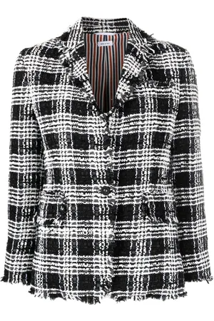 Thom Browne Tweed-Jacke mit Check