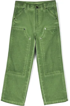 Nº21 Gerade Jeans mit Logo-Stickerei