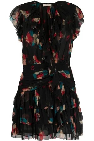 ULLA JOHNSON Minikleid mit grafischem Print