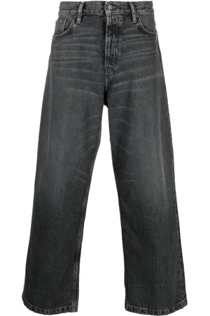 Acne Studios Halbhohe Wide-Leg-Jeans
