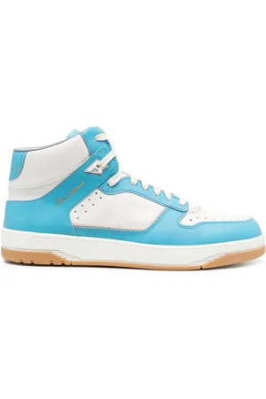 santoni Sneakers mit Kontrasteinsätzen